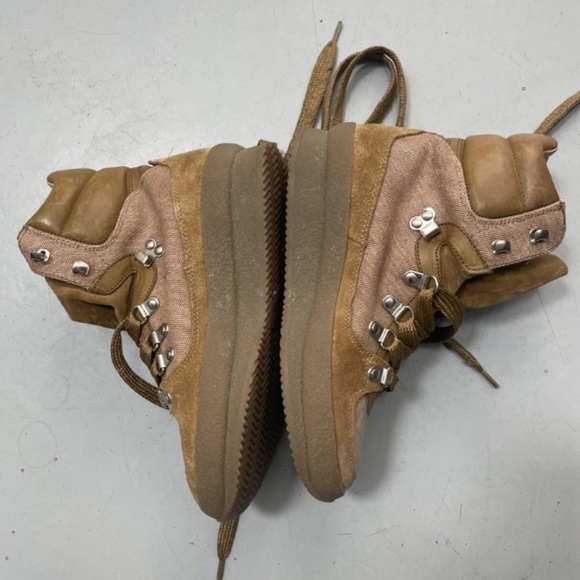 BRAND NEW Isabel Marant BASKETS BRENDTY Boots. 10.5/11. Tag is 11.  Color khaki - Picture 3 of 9